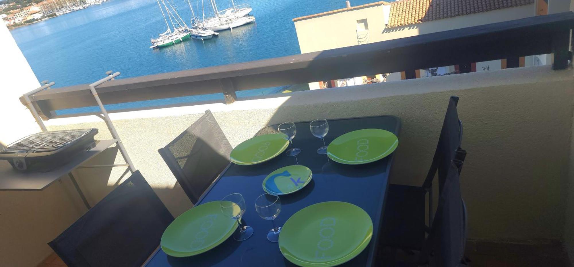Studio Meuble Cap D Agde Avec Tres Belle Vue Sur Le Port Luaran gambar