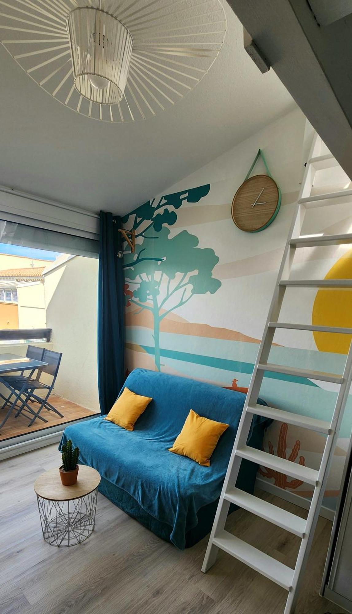 Studio Meuble Cap D Agde Avec Tres Belle Vue Sur Le Port Luaran gambar